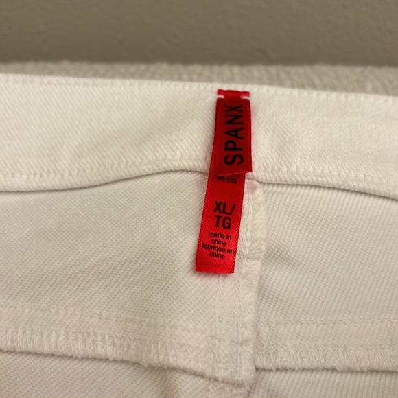 Spanx Cropped Deni Leggings Soft Denim White - Picture 5 of 14